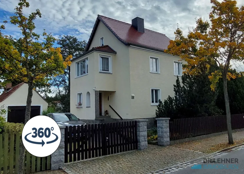 Haus kaufen in Dresden - Haus kaufen in Dresden / Weixdorf - Dr. Lehner Immobilien NB -Charmantes Einfamilienhaus am Stadtrand mit Seeblick