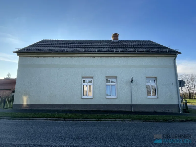 EFH-Frontseite - Haus kaufen in Groß Warnow - Einfamilienhaus mit Potential und viel Nebengelass