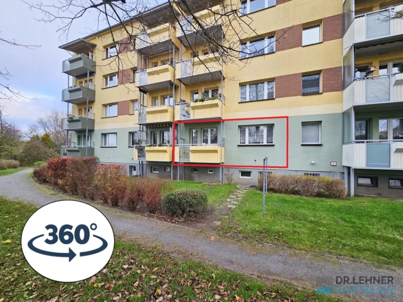 Wohnung kaufen in Greifswald - Wohnung kaufen in Greifswald - Dr. Lehner Immobilien NB -2-Raum Eigentumswohnung Parterre am Stadtrand