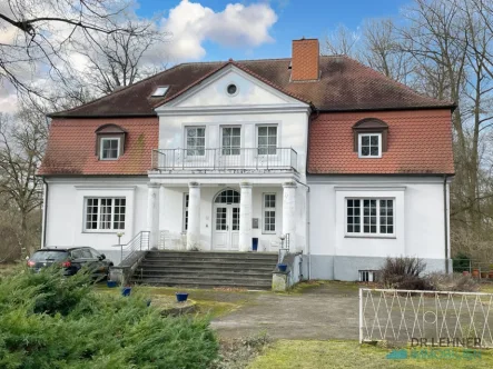 Frontseite - Haus kaufen in Wittenburg / Dodow - Charmantes Herrenhaus am Flüsschen "Schilde"!Mehrgenerationswohnen möglich!