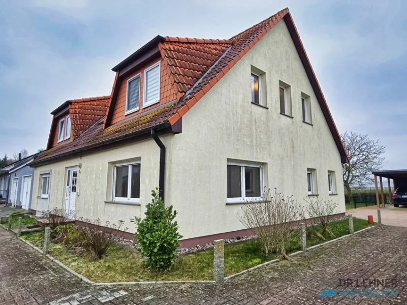 Erdgeschosswohnung zur Miete bei Greifswald - Wohnung mieten in Kemnitz / Neuendorf - Dr. Lehner Immobilien NB -3-Zi-Seniorenwohnung Parterre bei Greifswald