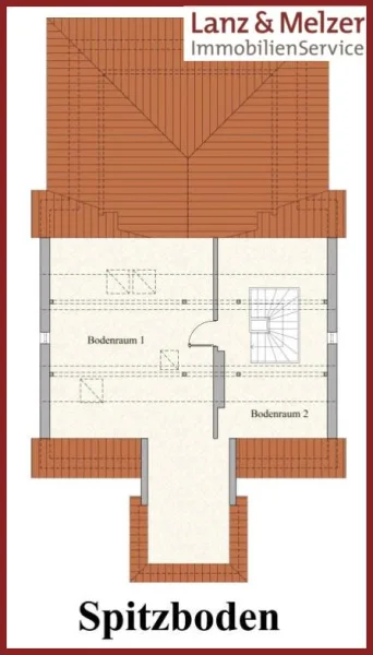 Grundriss Spitzboden