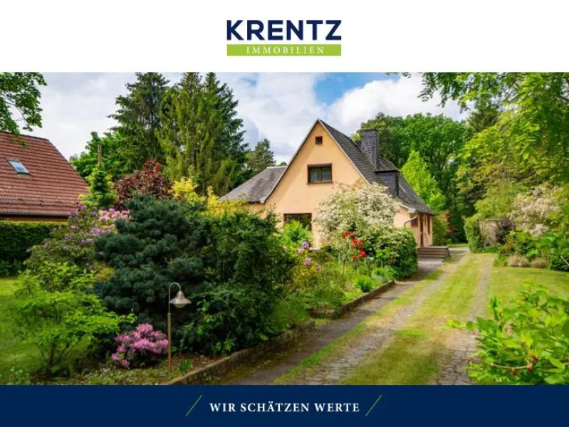 Ansicht - Haus kaufen in Michendorf OT Wildenbruch - Traumgarten, Pool und viel Platz für Ihre Familie