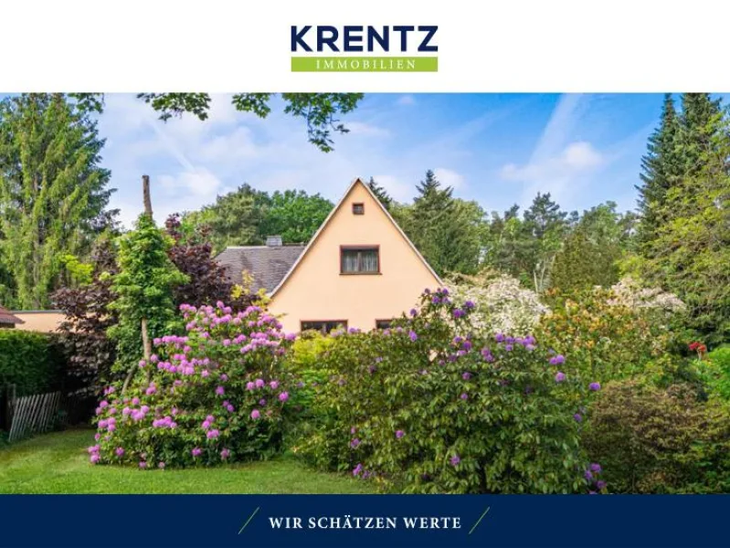 Ansicht - Haus kaufen in Michendorf OT Wildenbruch - Traumgarten, Pool und viel Platz für Ihre Familie