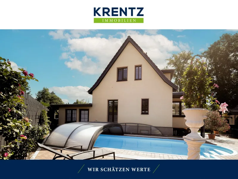 Immoscout - Haus kaufen in Werder - Den nächsten Sommer im eigenen Pool - Pure Erholung in Werder