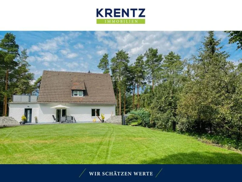 Ansicht - Haus kaufen in Blankenfelde-Mahlow - Charmanter Altbau in grüner Umgebung