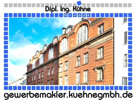 Bild 1 - Büro/Praxis mieten in Berlin - Prov.-frei: Sanierte Büros im denkmalgeschützten Backsteinhaus