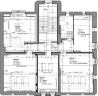 Bürovilla Dachgeschoss 123 m²