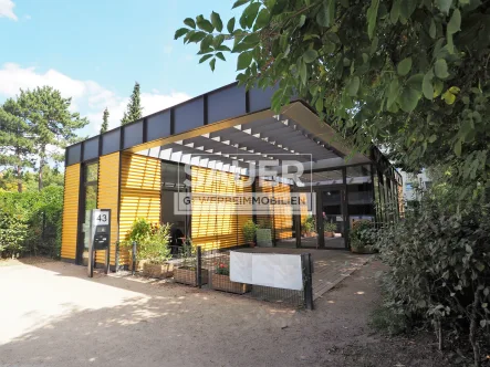 Büropavillon mit großer Terrasse - Büro/Praxis mieten in Berlin - 150 m² - Solitärer Büropavillon mit großer Terrasse *2723*