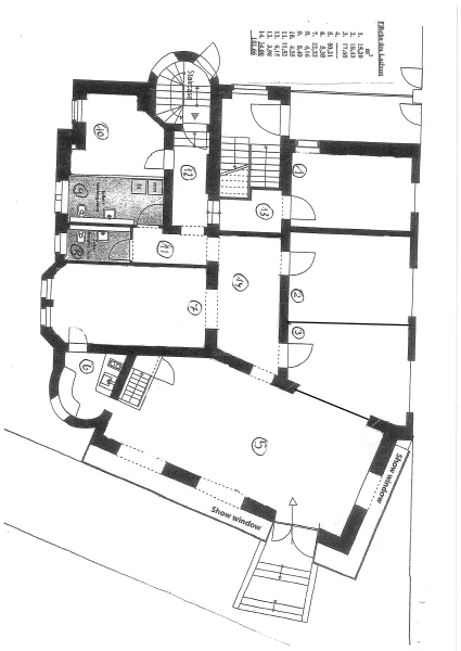 Grundriss EG/Souterrain 182 m²