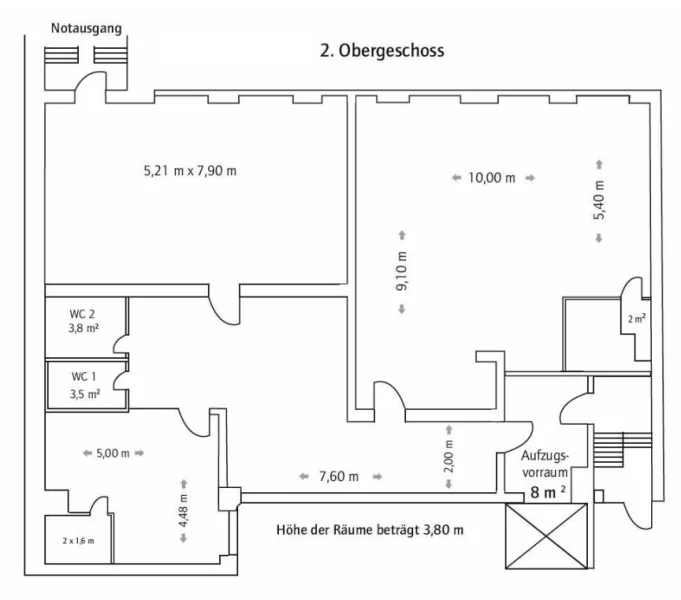 2.OG 215 m²