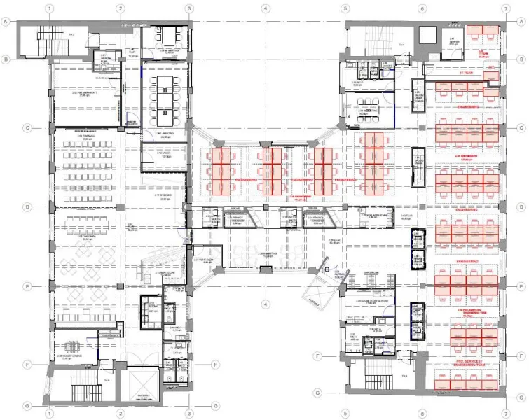 2. OG Hofgebäude 966 m²