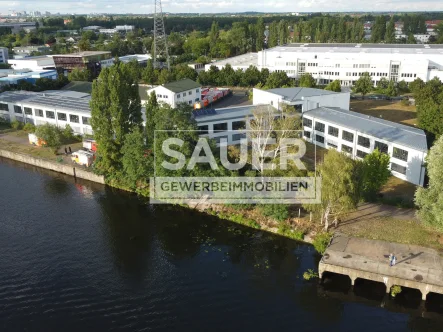 Drohnenansicht - Büro/Praxis mieten in Berlin - Moderne Büroflächen am Wasser mit Stellplätzen! *2735*