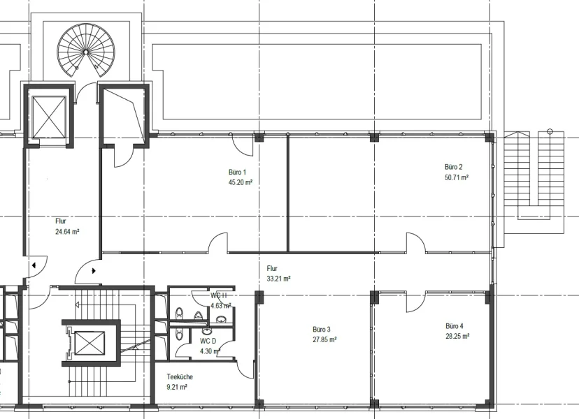 Geb. 40 2. OG 230 m²