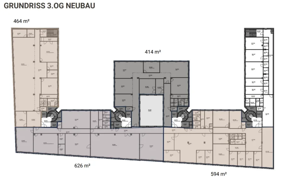 3. OG Neubau mit 2099 m²