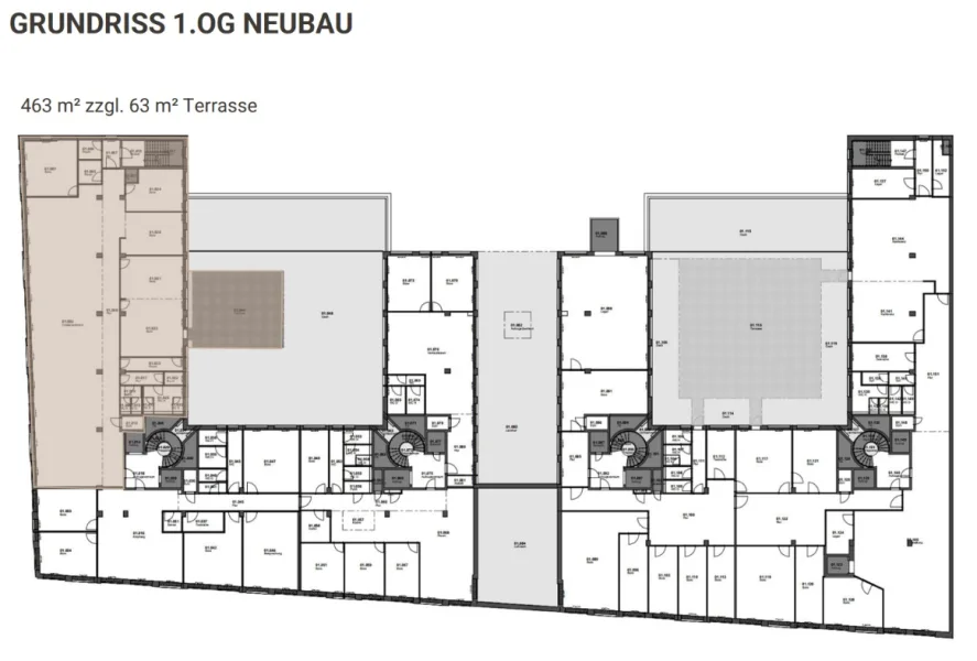 1. OG Neubau 463 m²