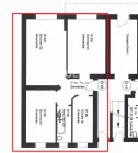 Grundriss mit ca. 80 m²