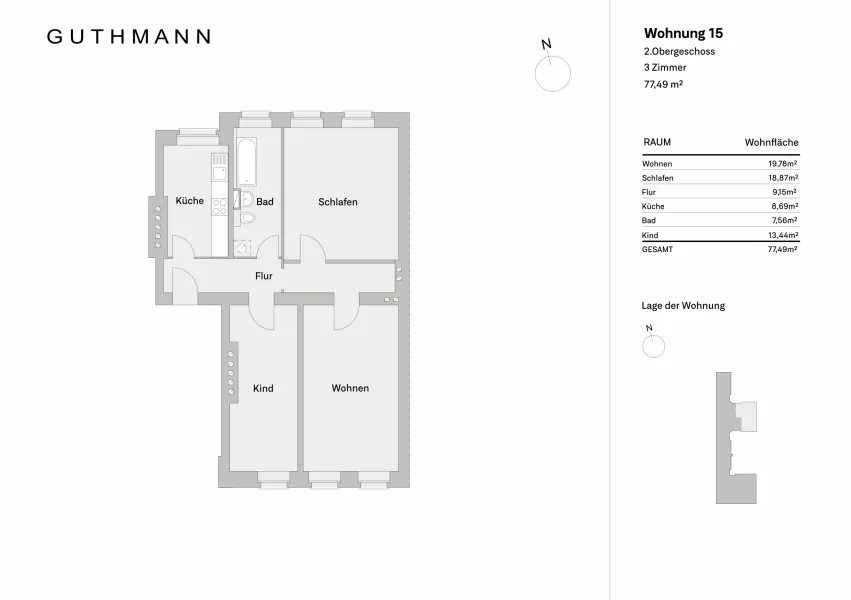 Grundriss WE15