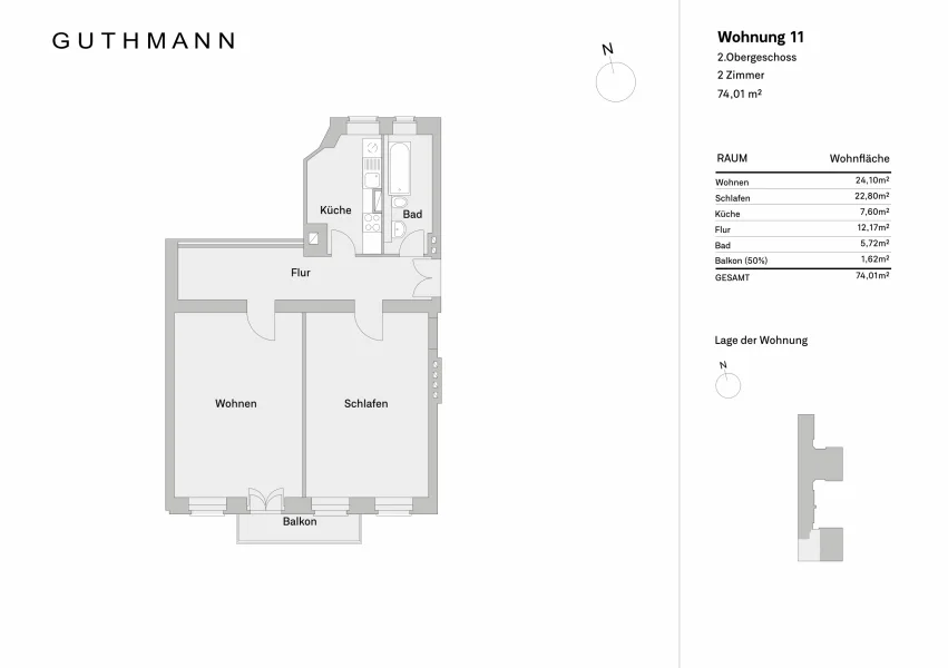 Grundriss WE11