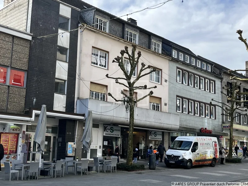 Objektansicht - Zinshaus/Renditeobjekt kaufen in Remscheid - Wohn- und Geschäftshaus in der Innenstadt von Remscheid