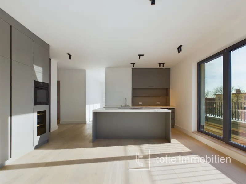 Küche - Wohnung kaufen in Berlin - Penthouse mit Dachterrasse in Berlin-Wilmersdorf
