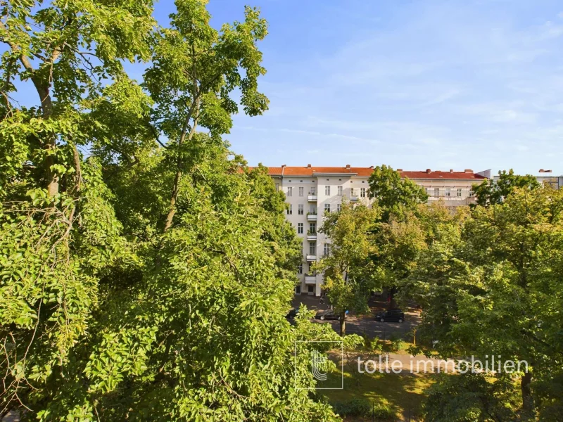 Blick vom Balkon 