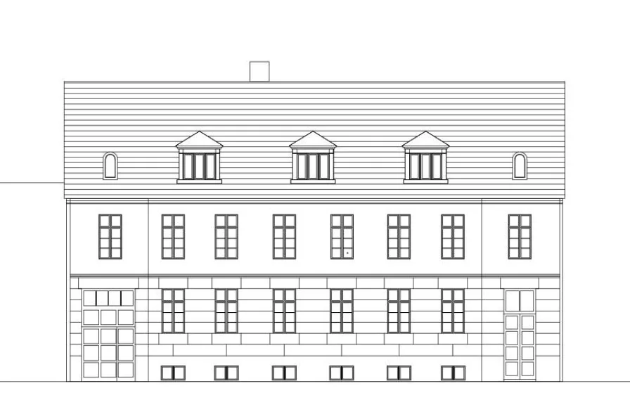 Ansicht nach Sanierung - Haus kaufen in Potsdam - Denkmal-AfA Altbau + Neubau