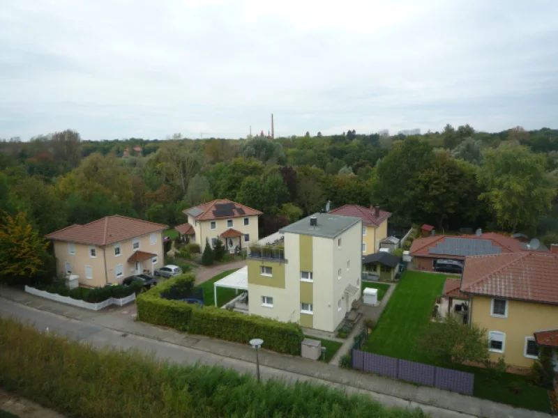 Blick vom Balkon