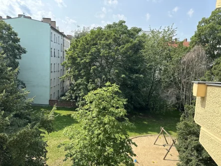 Ausblick - Wohnung kaufen in Berlin-Friedrichshain - Vermietete, lichtdurchflutete Wohnung unweit der Spree***Wannenbad***