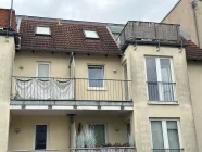 Blick zur Wohnung