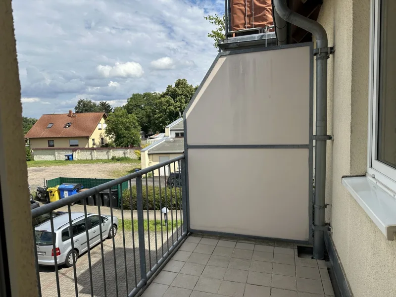 Teilansicht Balkon