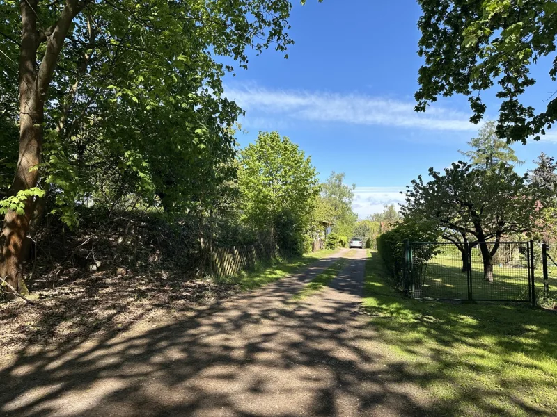 Zugang über die Hagenstraße zu den hinteren Teilgrundstücken