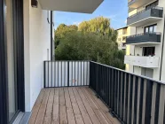 Teilansicht 2. Balkon (Ost), Schlafzimmer