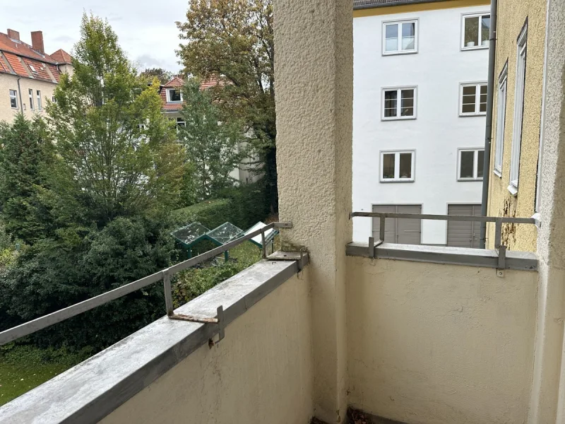 Teilansicht Balkon