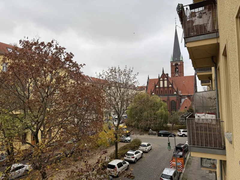 Ausblick vom Balkon