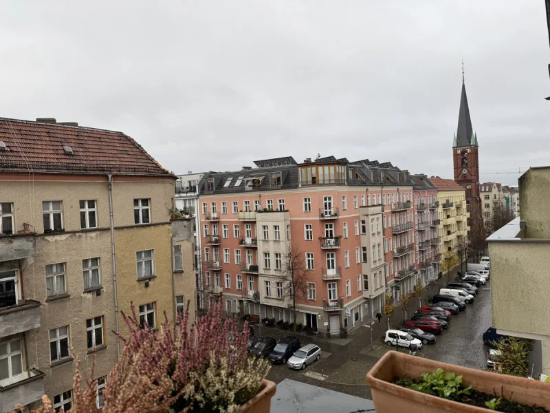 Ausblick vom Balkon