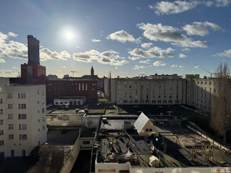 Blick vom Balkon