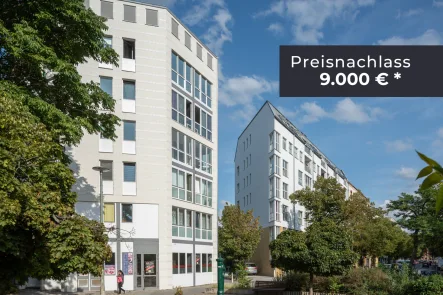 Außenansicht - Wohnung kaufen in Berlin - Preisnachlass sichern auf vermietete 2-Zimmerwohnung mit Wintergarten & barrierefreiem Zugang