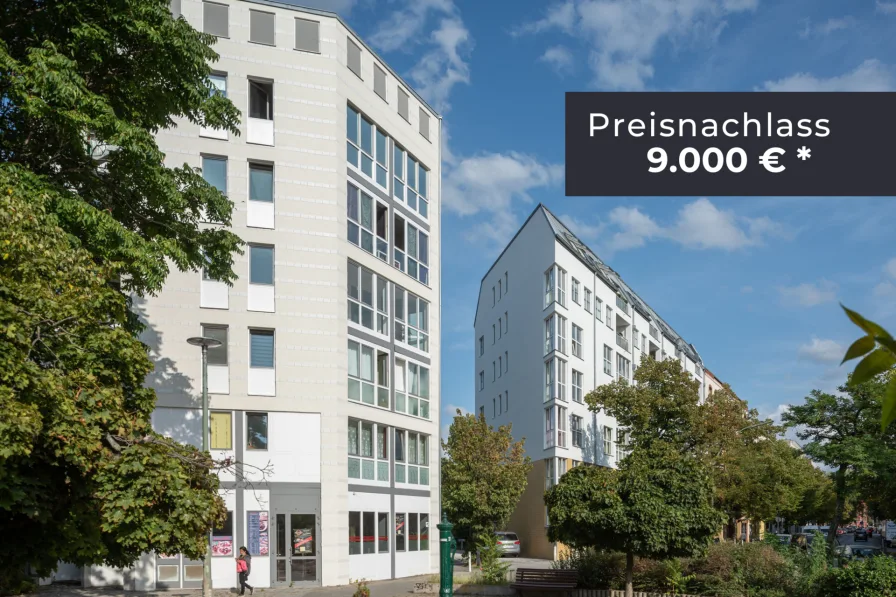 Außenansicht - Wohnung kaufen in Berlin - Preisnachlass sichern auf vermietete 2-Zimmerwohnung mit Wintergarten & barrierefreiem Zugang