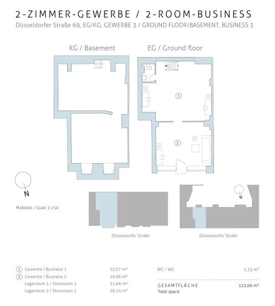 Gewerbe Berlin Düsseldorfer Str Grundriss 3