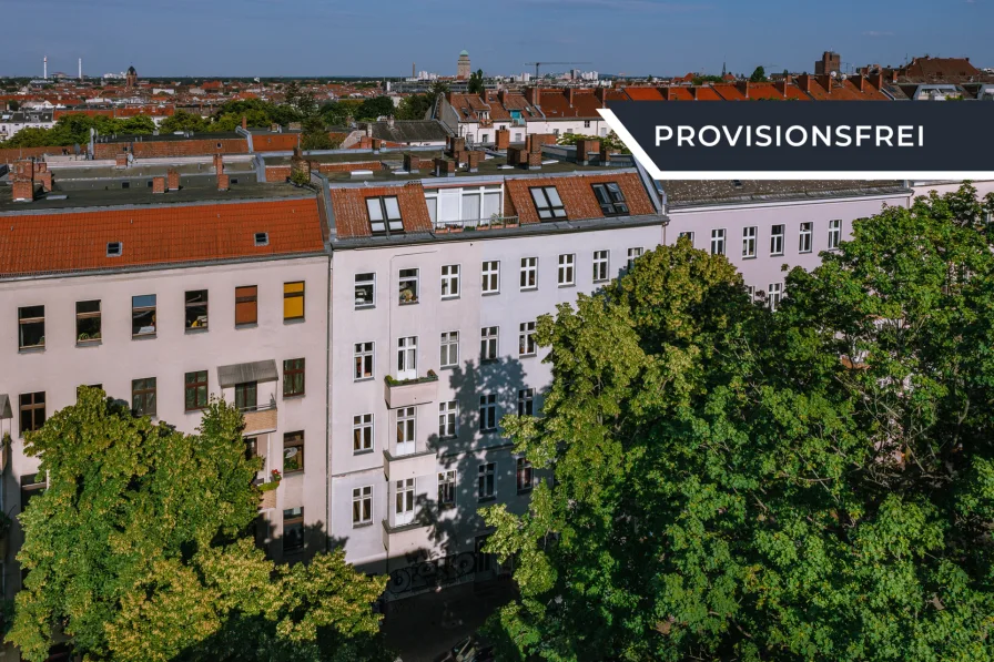 Außenansicht - Wohnung kaufen in Berlin - 90 m² große DG-Wohnung mit 3 Zimmern als Kapitalanlage in Neukölln
