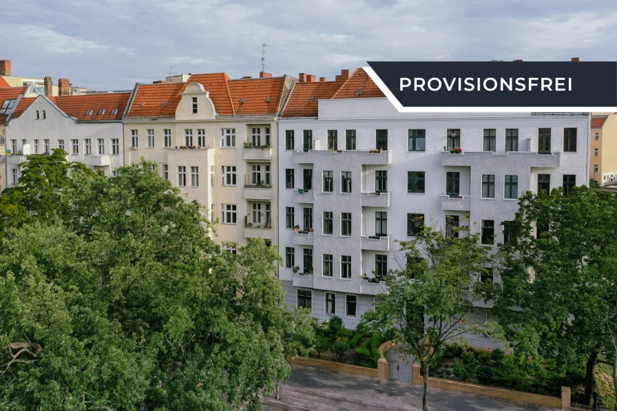 Außenansicht - Wohnung kaufen in Berlin - Bezugsfreie, gemütliche 2-Zimmerwohnung in schönem Altbauhaus - provisionsfreier Kauf!