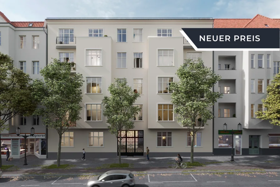 Außenansicht  - Wohnung kaufen in Berlin - Vermietete 2-Zimmer-Kapitalanlage mit Balkon und Aufzug in Charlottenburg