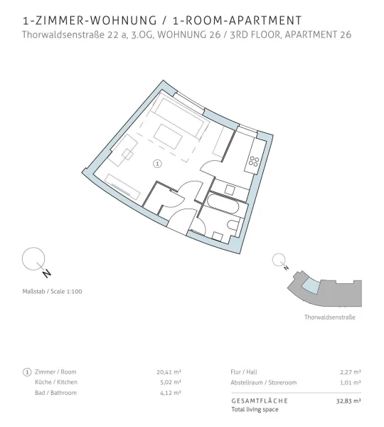 Eigentumswohnung Berlin Steglitz Thorwaldsenstr Grundriss 26