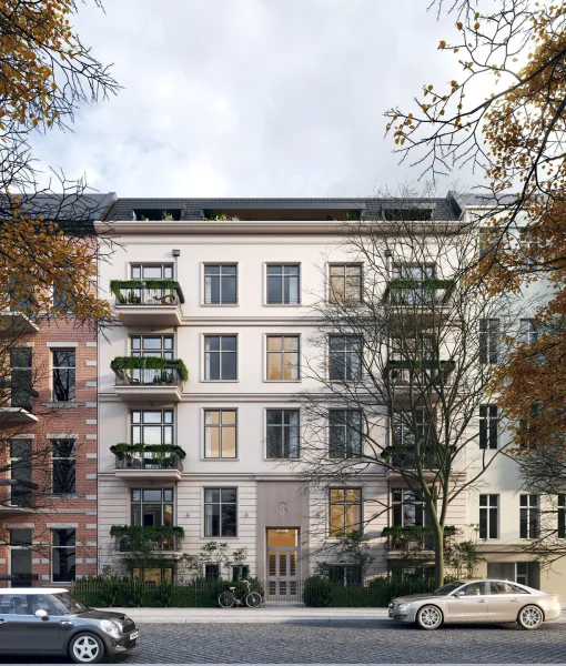 Außenvisualisierung - Wohnung kaufen in Berlin - Höchste Wohnkultur: luxuriöse Neubauwohnung mit erlesener Ausstattung