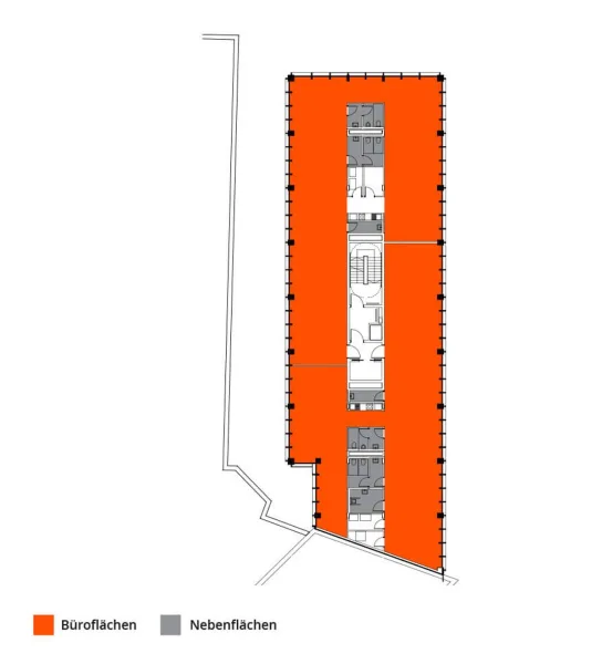 Grundriss Neubau D - 1.OG-4.OG