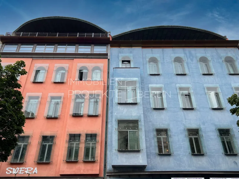 Außenansicht Bergmannstraße 102/103 - Büro/Praxis mieten in Berlin - Büroloft im Bergmannkiez mieten in der Bergmannstraße 102/103 direkt in Kreuzberg #Loftbüro #Office