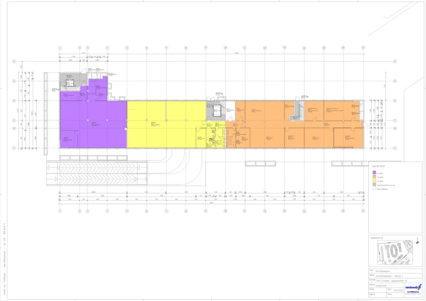 Grundriss EG - Bauteil C