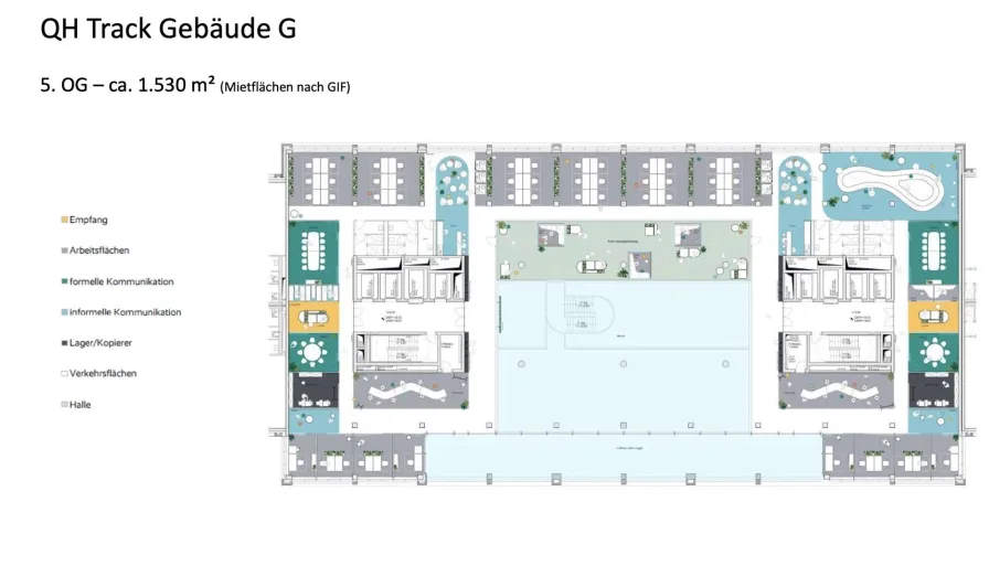 Grundriss 5.OG Gebäude G