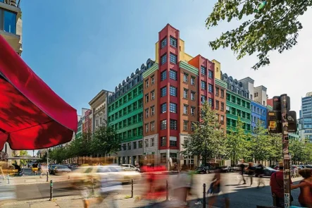 Außenansicht Quartier Schützenstraße - Büro/Praxis mieten in Berlin - Büro mieten in Berlin-Mitte - Quartier Schützenstraße - Charlottenstrasse 18 / Zimmerstraße 67-69